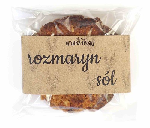 CIASTKO WARSZAWSKIE - ROZMARYN I SÓL BEZGLUTENOWE 60 g - BATON WARSZAWSKI