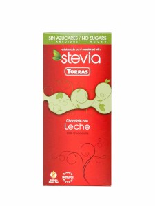 CZEKOLADA MLECZNA ZE STEWIĄ BEZ DODATKU CUKRU 100 g - TORRAS