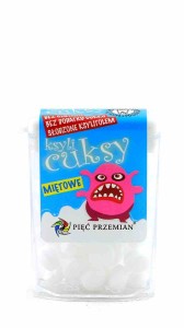 KSYLICUKSY MIĘTOWE BEZGLUTENOWE 13 g - PIĘĆ PRZEMIAN