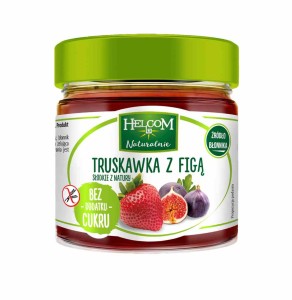 PASTA OWOCOWA TRUSKAWKA Z FIGĄ BEZGLUTENOWA 200 g - HELCOM