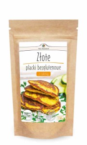 PLACKI ZŁOTE Z CUKINIĄ BEZGLUTENOWE INSTANT 130 g - PIĘĆ PRZEMIAN