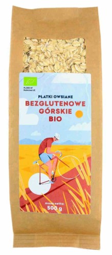 PŁATKI OWSIANE BEZGLUTENOWE GÓRSKIE BIO 500 g - PIĘĆ PRZEMIAN