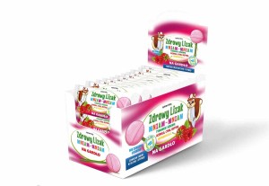 ZDROWY LIZAK MNIAM-MNIAM NA GARDŁO MALINA 6 g - STARPHARMA