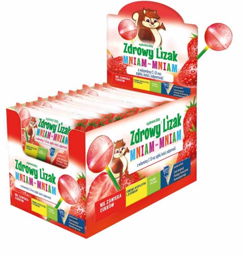ZDROWY LIZAK MNIAM-MNIAM TRUSKAWKOWY 6 g - STARPHARMA