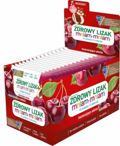ZDROWY LIZAK MNIAM-MNIAM WIŚNIA MUSUJĄCA 6 g - STARPHARMA
