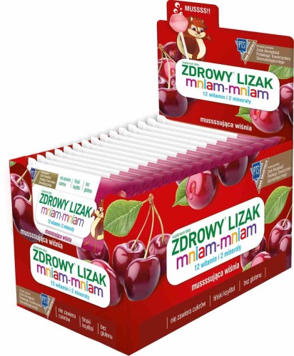 ZDROWY LIZAK MNIAM-MNIAM WIŚNIA MUSUJĄCA 6 g - STARPHARMA