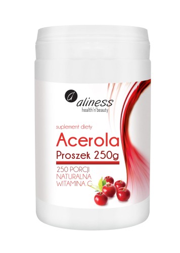 ACEROLA PROSZEK NATURALNA WITAMINA C 250 g - ALINESS