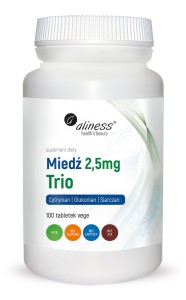 MIEDŹ TRIO 2,5 mg x 100 vege tab. - ALINESS