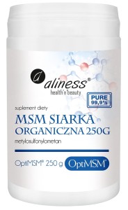 MSM SIARKA ORGANICZNA 250 g - ALINESS