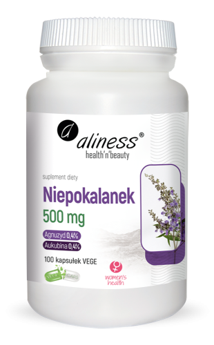 NIEPOKALANEK 500 mg (Vitex agnus-castus) x 100 Vege caps - ALINESS