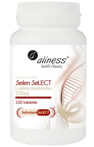 SELEN SELECT® L-SELENOMETIONINA 200µg 100 tabletek - ALINESS