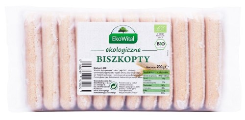 BISZKOPTY DLA DZIECI BIO 200 g - EKO WITAL
