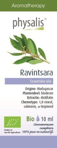 OLEJEK ETERYCZNY CYNAMONOWIEC KAMFOROWY (RAVINTSARA) BIO 10 ml - PHYSALIS