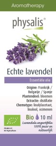 OLEJEK ETERYCZNY LAWENDA WĄSKOLISTNA (ECHTE LAVENDEL) BIO 10 ml - PHYSALIS