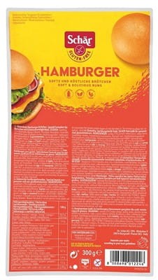 BUŁKI DO HAMBURGERÓW BEZGLUTENOWE 300 g - SCHAR