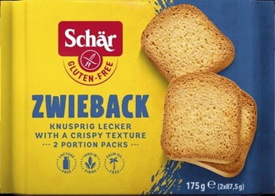 SUCHARKI BEZGLUTENOWE 175 g - SCHAR