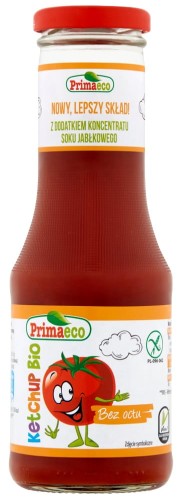 KETCHUP BEZ OCTU DLA DZIECI BEZGLUTENOWY BIO 315 g - PRIMAVIKA (BIO KIDS)