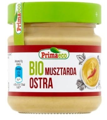MUSZTARDA OSTRA BIO 170 g - PRIMAECO