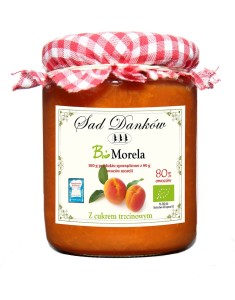 MORELA 80 % Z CUKREM TRZCINOWYM BIO 270 g - SAD DANKÓW