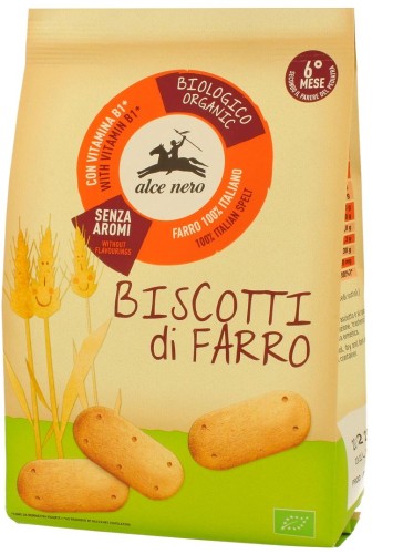 CIASTKA Z PŁASKURKI Z WITAMINĄ B1 BIO (6 mc) 250 g - ALCE NERO