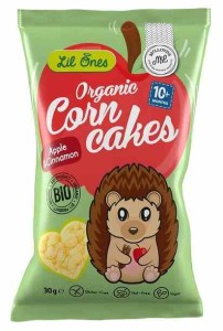 CHRUPKI KUKURYDZIANE JABŁKO-CYNAMON BEZGLUTENOWE OD 10 MIESIĄCA BIO 30 g - MCLLOYDS