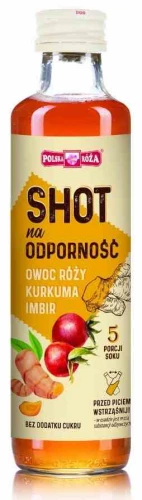 SHOT NA ODPORNOŚĆ 250 ml - POLSKA RÓŻA
