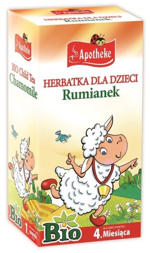 HERBATKA DLA DZIECI - RUMIANKOWA BIO (20 x 1 g) 20 g - APOTHEKE
