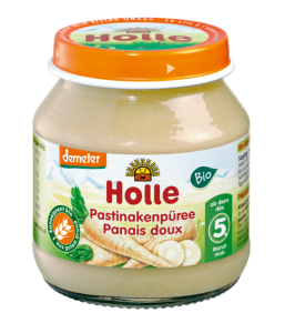 PUREE Z PASTERNAKA BEZ DODATKU CUKRÓW BEZGLUTENOWE PO 5 MIESIĄCU DEMETER BIO 125 g (SŁOIK) - HOLLE