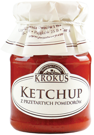 KETCHUP BEZGLUTENOWY 180 g- KROKUS