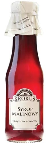 SYROP MALINOWY BEZGLUTENOWY 375 g (300 ml) - KROKUS