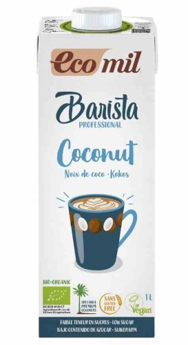 NAPÓJ KOKOSOWY BARISTA BEZGLUTENOWY BIO 1 L - ECOMIL