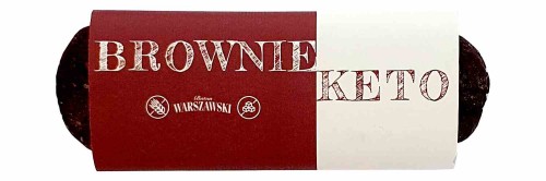 BATON WARSZAWSKI BROWNIE KETO 50 g - BATON WARSZAWSKI