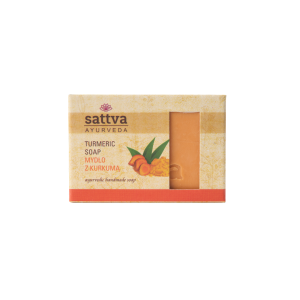 MYDŁO W KOSTCE DO CIAŁA Z WĘGLEM AKTYWNYM 125 g - SATTVA