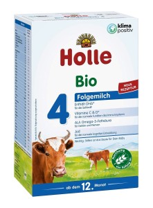 MLEKO KROWIE NASTĘPNE 4 DLA NIEMOWLĄT OD 12 MIESIĄCA BIO 600 g - HOLLE