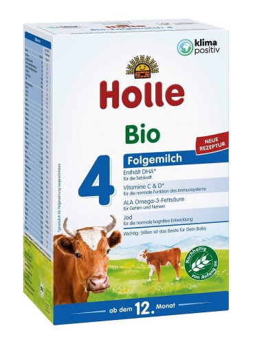 MLEKO KROWIE NASTĘPNE 4 DLA NIEMOWLĄT OD 12 MIESIĄCA BIO 600 g - HOLLE