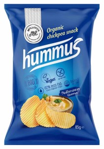 CHIPSY Z CIECIERZYCY O SMAKU HUMMUSU BEZGLUTENOWE BIO 85 g - MCLLOYDS