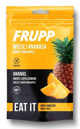 FRUPP OWOCE LIOFILIZOWANE ANANAS 15 g - CELIKO