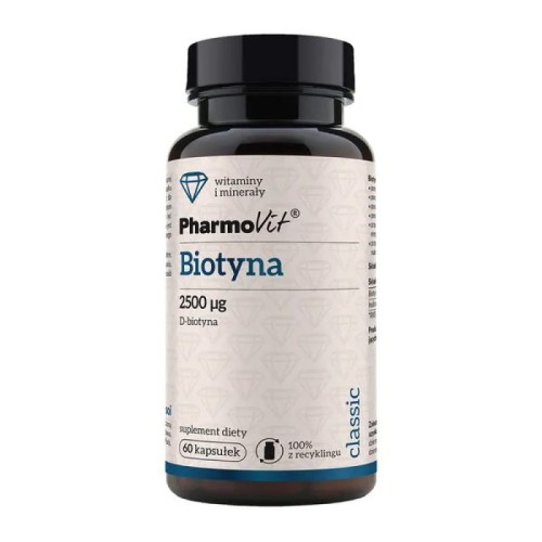 BIOTYNA 60 KAPSUŁEK 18,6 g (2500 µg) - PHARMOVIT (CLASSIC)