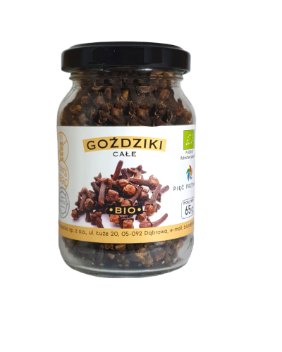 GOŹDZIKI CAŁE BEZGLUTENOWE BIO 65 g - PIĘĆ PRZEMIAN
