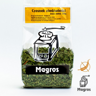 CZOSNEK NIEDŹWIEDZI BEZGLUTENOWY 20 g - MAGROS