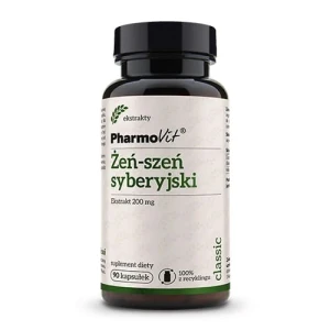 Żeń-szeń Syberyjski (200 mg) 90 Kapsułek - Pharmovit (classic)