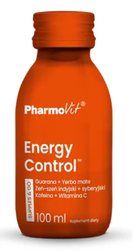 SHOT ENERGY CONTROL BEZGLUTENOWY 100 ml - PHARMOVIT