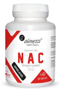 NAC N-ACETYL-L-CYSTEINE 190 mg x 100 Vege caps. - ALINESS
