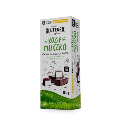 KOZIE MLECZKO - PIANKA W CZEKOLADZIE BEZGLUTENOWA 160 g - GLUTENEX