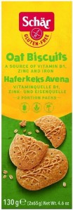 OAT BISCUITS - CIASTKA OWSIANE BEZGLUTENOWE 130 g - SCHAR