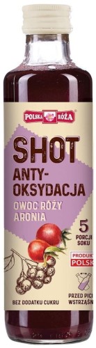 SHOT ANTYOKSYDACJA 250 ml - POLSKA RÓŻA