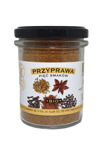 PRZYPRAWA PIĘĆ SMAKÓW BEZGLUTENOWA BIO 80 g - PIĘĆ PRZEMIAN