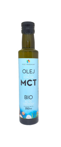 OLEJ MCT Z KOKOSA BEZGLUTENOWY BIO 250 ml - PIĘĆ PRZEMIAN