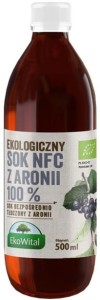 SOK Z ARONII BIO 100% 500 ml - EKO WITAL