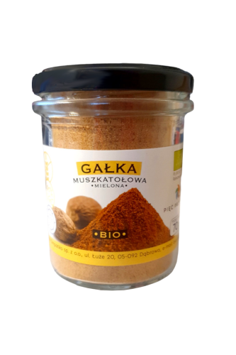 GAŁKA MUSZKATOŁOWA MIELONA BEZGLUTENOWA BIO 70 g - PIĘĆ PRZEMIAN